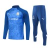 Sudadera De Entrenamiento Olympique de Marseille Cremallera De Cuarto 23-24 Azul - Hombre